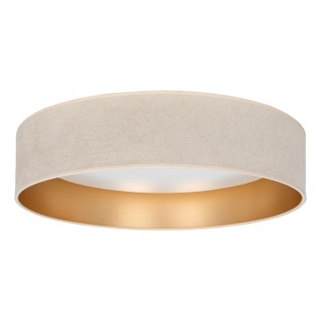 Brilagi - Dimmable LED Ceiling Light VELVET SMART VARI LED/24W/230V 3000-6500K diam. 45 cm cream/gold + remote control