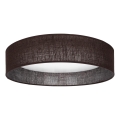 BRILAGI - Dimmable LED Ceiling Light VELVET SMARTIX STARS LED/24W/230V 3000–6000K Ø 45 cm Brown Wi-Fi Tuya Beacon + Remote Control
