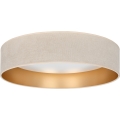 Brilagi - Dimmable LED Ceiling Light VELVET SMARTIX STARS LED/36W/230V 3000–6000K Ø 55 cm cream/gold Wi‑Fi Tuya Beacon + remote control
