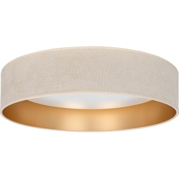 Brilagi - Dimmable LED Ceiling Light VELVET SMARTIX STARS LED/36W/230V 3000–6000K Ø 55 cm cream/gold Wi‑Fi Tuya Beacon + remote control