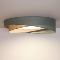 BRILAGI - Dimmable LED ceiling light VELVET TWIST LED/36W/230V 3000-6000K diam. 65 cm Wi-Fi Tuya Beacon green/beige + remote control