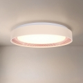 Brilagi - Dimmable LED ceiling light WALDO LED/48W/230V 3000-6500K Ø 40 cm beige/gold + remote control
