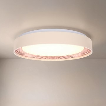 Brilagi - Dimmable LED ceiling light WALDO LED/48W/230V 3000-6500K Ø 40 cm beige/gold + remote control