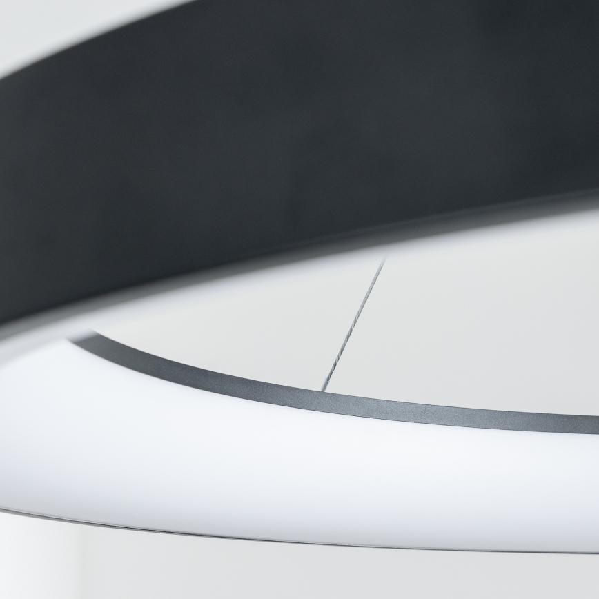 Brilagi - FALCON II Cable‑Suspended Dimmable LED Pendant Light LED/108W/230V 3000–6500K Ø 80 cm Black + Remote Control