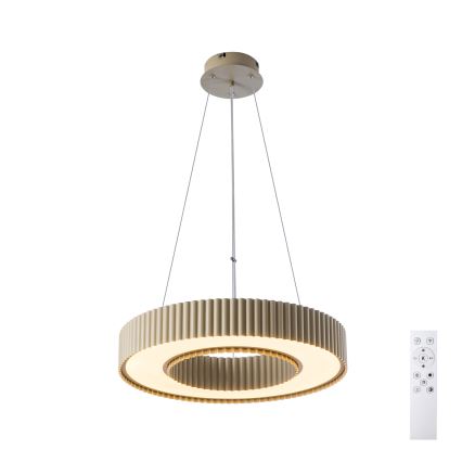 Brilagi - LED Dimmable Pendant Light on Cable LUMIX LED/48W/230V 3000-6000K beige Ø 50 cm + Remote Control