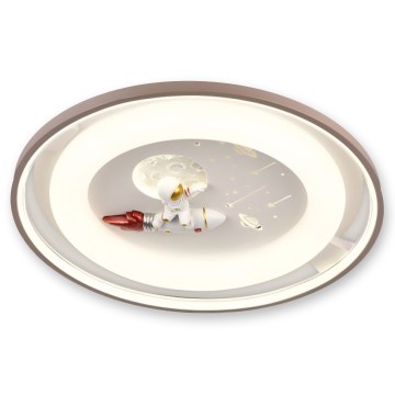 BRILAGI - Dimmable LED children's ceiling light ASTRO LED/75W/230V 3000-6000K Ø 50 cm + remote control