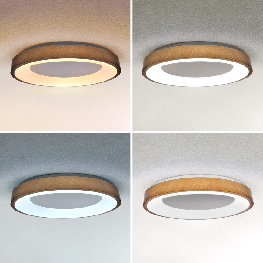 Brilagi - DORIA LED Dimmable Ceiling Light LED/60W/230V 3000-6500K Ø 60 cm + Remote Control