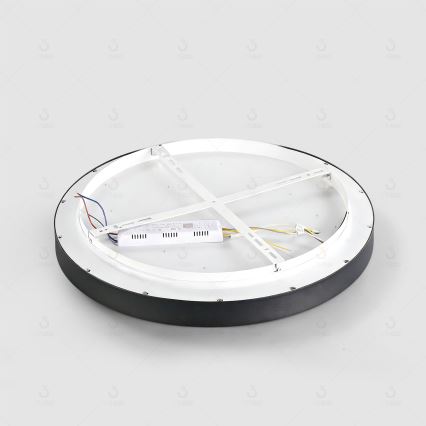 Brilagi - GLASS POOL DOUBLE Dimmable LED Ceiling Light 80W/230V, Tunable White 3000–6000K, 60 cm, Black + Remote Control