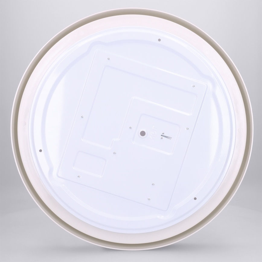 Brilagi - MATTEO LED Dimmable Ceiling Light, 48W (230V), 3000–6500K, Ø41 cm, Red + Remote Control