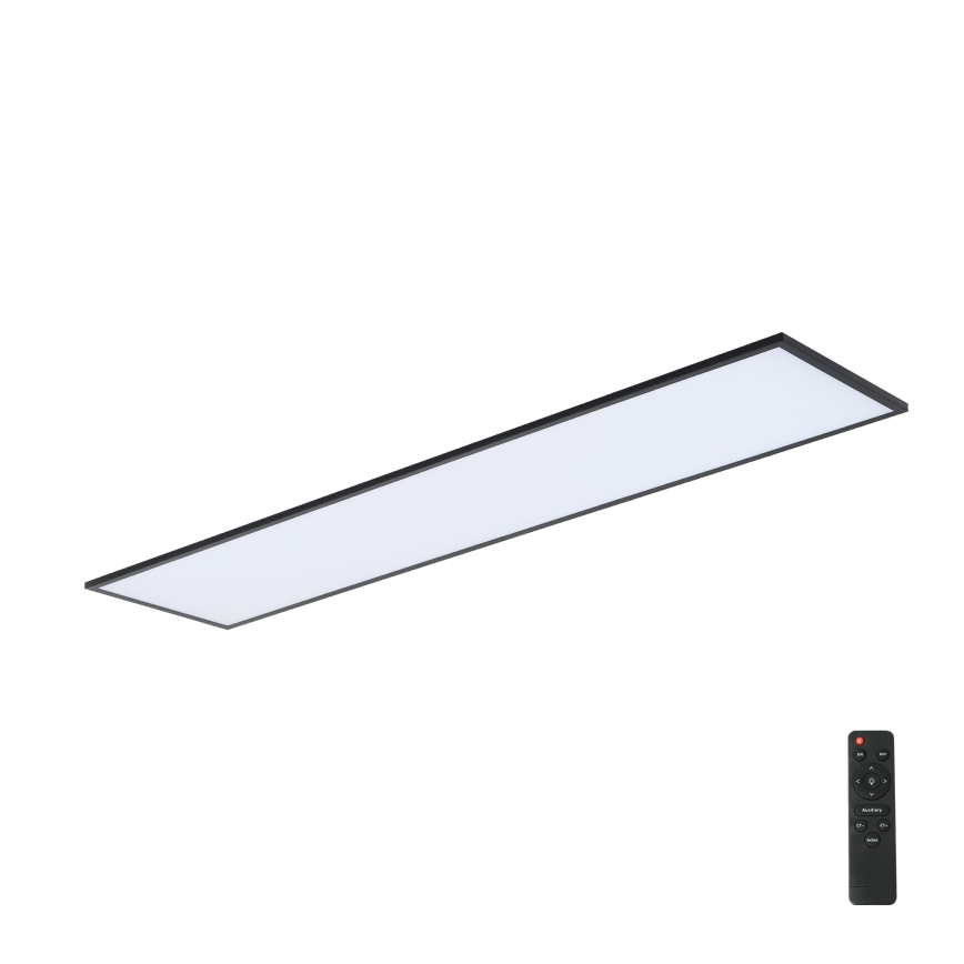 Brilagi - Dimmable SLIMFRAME LED ceiling light LED/58W/230V 120x30 cm 3000-6000K black + remote control