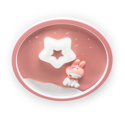 Brilagi - Dimmable LED Kids' Ceiling Light BUNNY LED/83W/230V 3000-6000K Ø49 cm + Remote Control