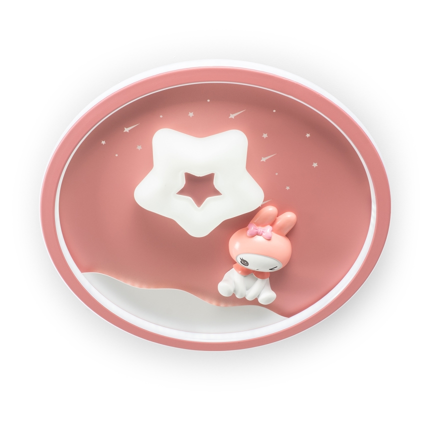 Brilagi - Dimmable LED Kids' Ceiling Light BUNNY LED/83W/230V 3000-6000K Ø49 cm + Remote Control