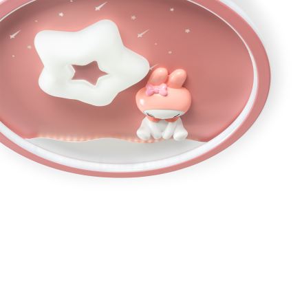 Brilagi - Dimmable LED Kids' Ceiling Light BUNNY LED/83W/230V 3000-6000K Ø49 cm + Remote Control