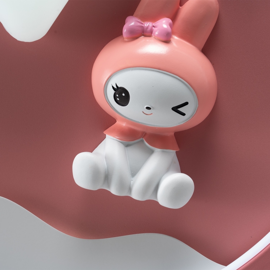 Brilagi - Dimmable LED Kids' Ceiling Light BUNNY LED/83W/230V 3000-6000K Ø49 cm + Remote Control