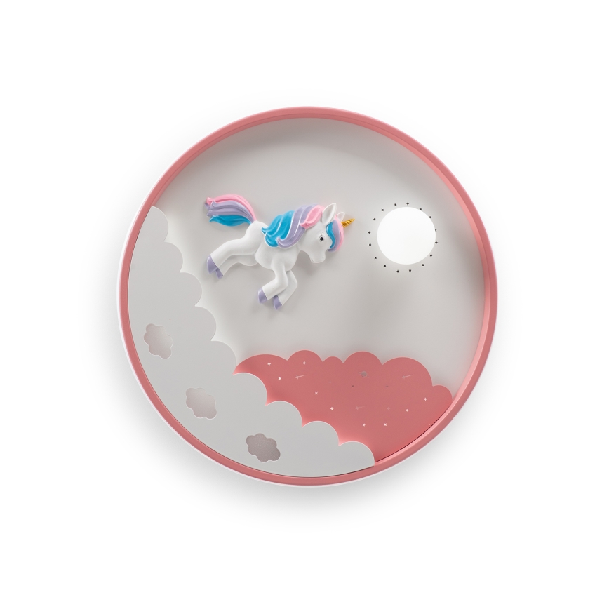 Brilagi - LED Dimmable Children's Ceiling Light UNICORN LED/68W/230V 3000-6000K Ø 49 cm + remote control