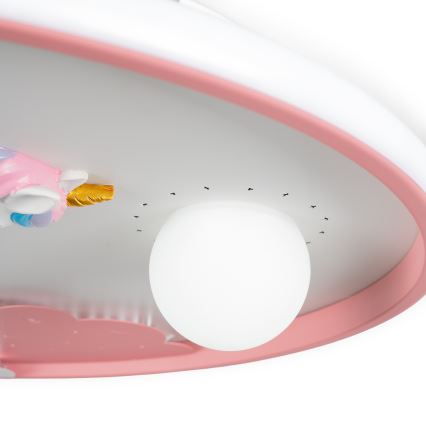 Brilagi - LED Dimmable Children's Ceiling Light UNICORN LED/68W/230V 3000-6000K Ø 49 cm + remote control