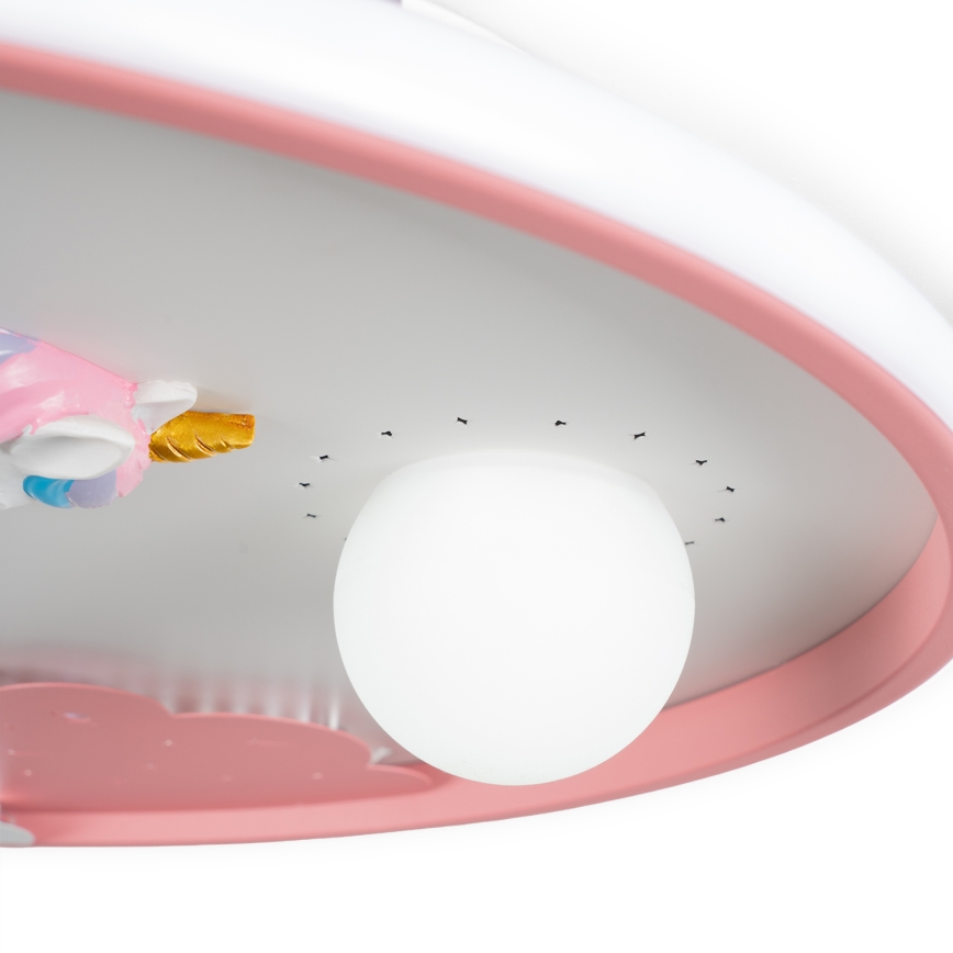 Brilagi - LED Dimmable Children's Ceiling Light UNICORN LED/68W/230V 3000-6000K Ø 49 cm + remote control