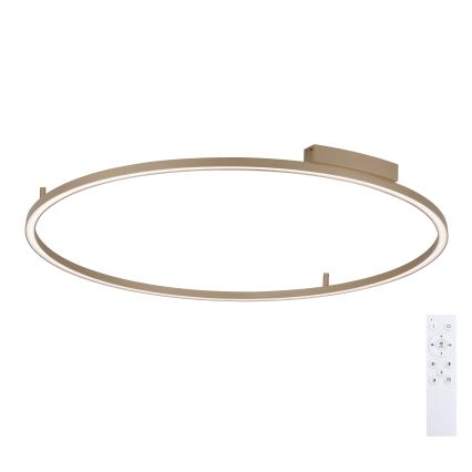 Brilagi - PORTOFINO Dimmable LED Ceiling Light, 85W, 230V, 3000–6000K, Ø 120 cm, Beige + Remote Control