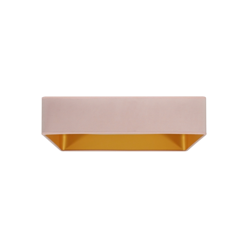 Brilagi - VELVET SQUARE LED Dimmable Ceiling Light LED/24W/230V 43x43 cm 3000/4000/6500K + Remote Control Pink