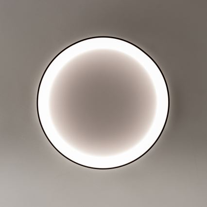 Brilagi - FALCON II Dimmable LED Ceiling Light, 108W, 230V, 3000–6500K (tunable white), Ø 80 cm, Black + Remote Control