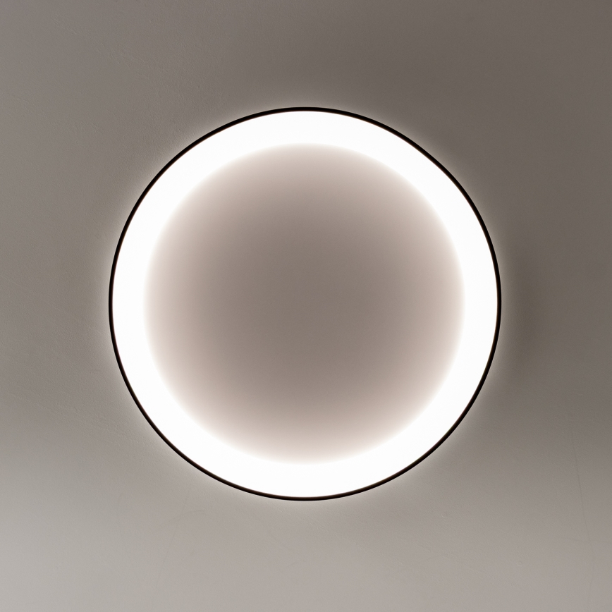 Brilagi - FALCON II Dimmable LED Ceiling Light, 108W, 230V, 3000–6500K (tunable white), Ø 80 cm, Black + Remote Control