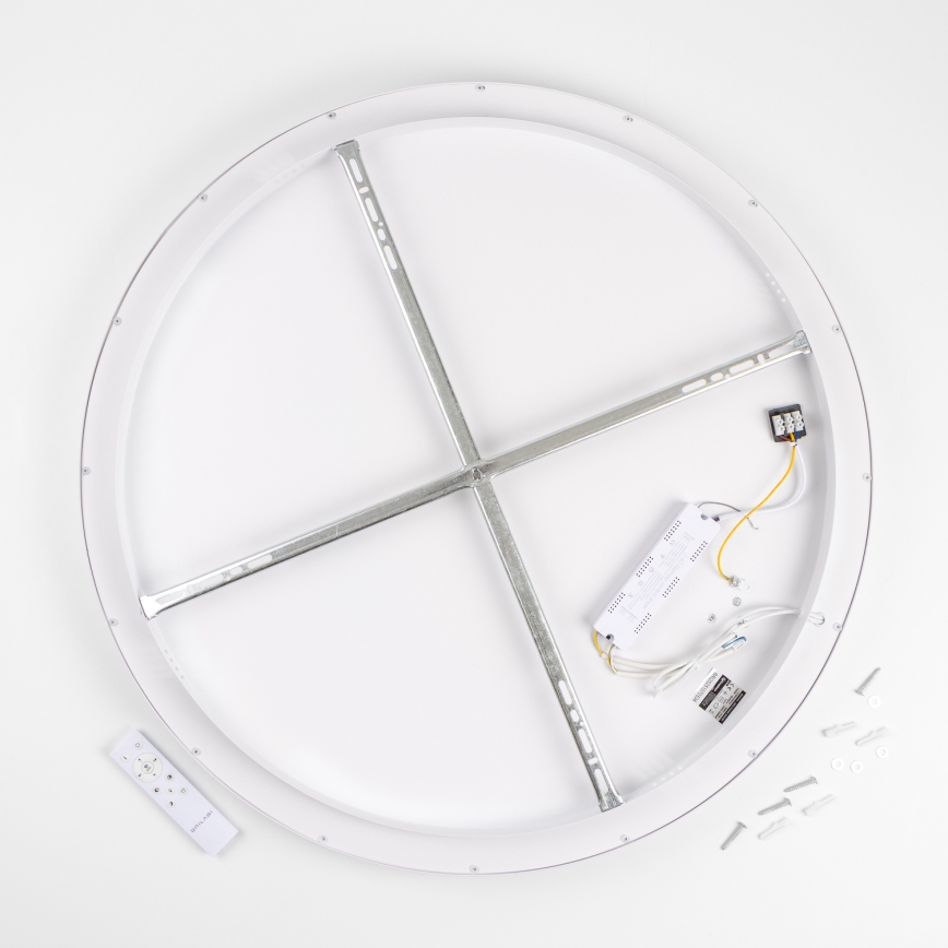 Brilagi - FALCON II Dimmable LED Ceiling Light, 108W, 230V, 3000–6500K, Ø 80 cm, White + Remote Control