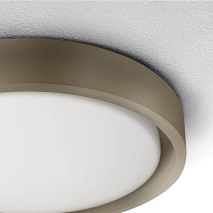 Brilagi - MATTEO Dimmable LED Ceiling Light, 60W/230V, 3000–6500K, Ø 51.5 cm, Taupe + Remote Control