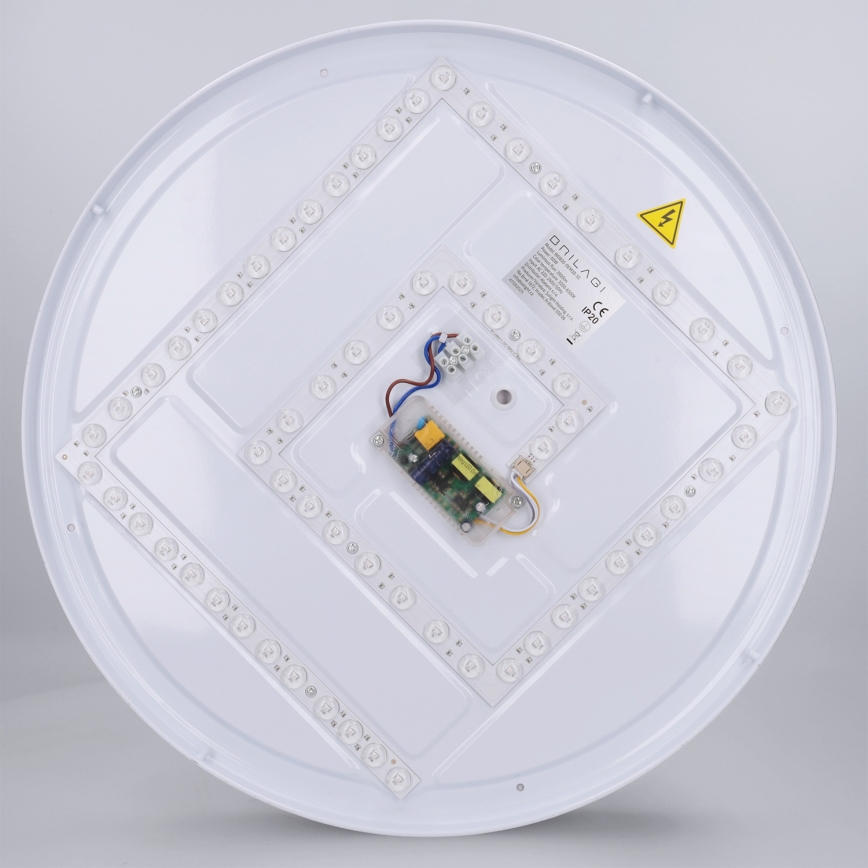 Brilagi - MATTEO Dimmable LED Ceiling Light, 60W/230V, 3000–6500K, Ø 51.5 cm, Taupe + Remote Control