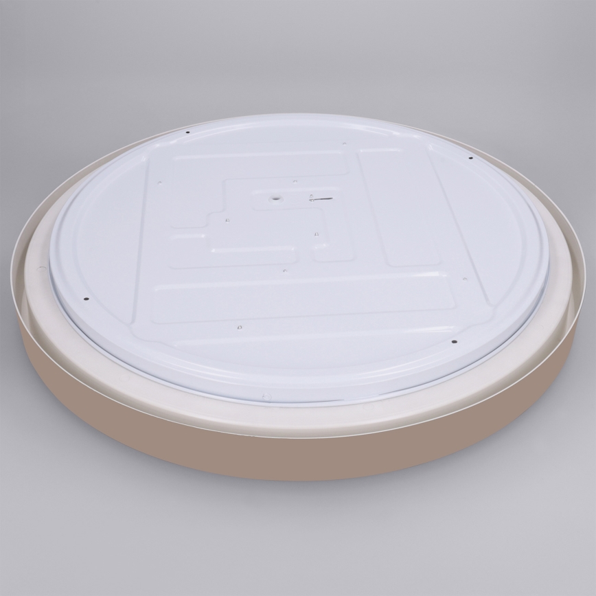 Brilagi - MATTEO Dimmable LED Ceiling Light, 60W/230V, 3000–6500K, Ø 51.5 cm, Taupe + Remote Control