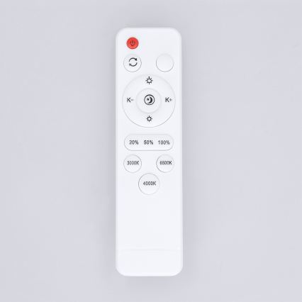 Brilagi - MATTEO Dimmable LED Ceiling Light, 60W/230V, 3000–6500K, Ø 51.5 cm, Taupe + Remote Control