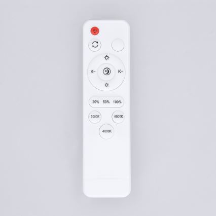 Brilagi - MATTEO Dimmable LED Ceiling Light, 60W/230V, 3000–6500K, Ø 51.5 cm, Taupe + Remote Control