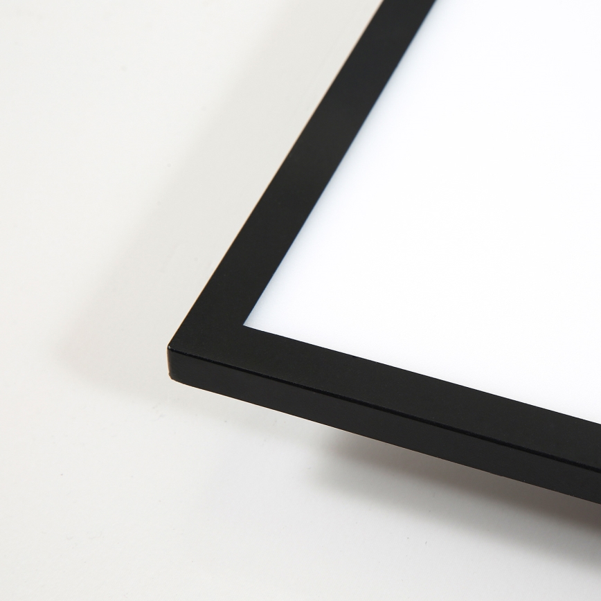 Brilagi - SLIMFRAME Dimmable LED Ceiling Light LED/25W/230V 30x30 cm 3000-6000K Black + Remote Control