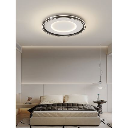 Brilagi - TRIVARO Dimmable LED Ceiling Light 72W/230V 3000–6000K Ø40 cm + Remote Control