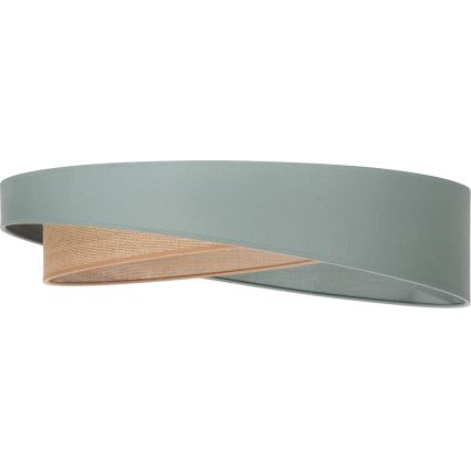 BRILAGI - Dimmable LED ceiling light VELVET TWIST LED/36W/230V 3000-6000K diam. 65 cm Wi-Fi Tuya Beacon green/beige + remote control