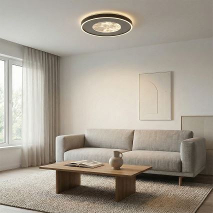 Brilagi - VIRELA Dimmable LED Ceiling Light LED/86W/230V 3000-6000K Ø 50 cm + Remote Control
