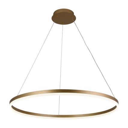 Brilagi - CIRCLE dimmable LED cable pendant LED/55W/230V 3000-6500K Ø 80 cm gold + remote control
