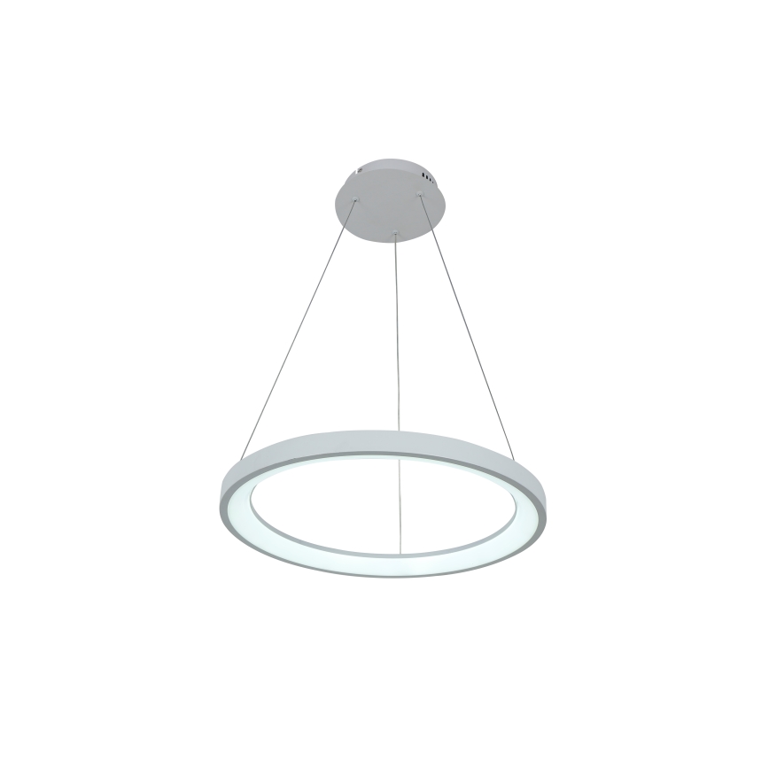 Brilagi - LED dimmable cable-hung pendant FALCON SLIM LED/42W/230V 3000-6500K Ø 50 cm white + remote control