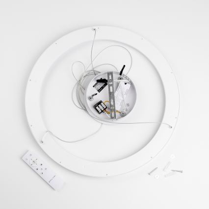 Brilagi - LED dimmable cable-hung pendant FALCON SLIM LED/42W/230V 3000-6500K Ø 50 cm white + remote control