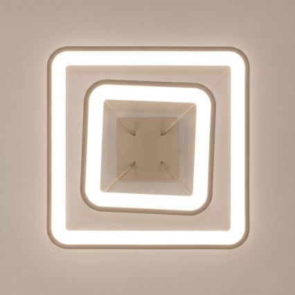 BRILAGI - LED dimmable pendant light suspended on cable FALCON SLIM LED/78W/230V 3000-6500K 50x50 cm beige + remote control