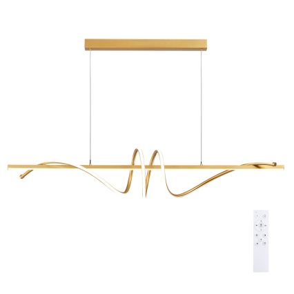 BRILAGI - Dimmable LED cable-hung pendant SIGNATURE LED/50W/230V 3000-6000K 120 cm gold + remote control