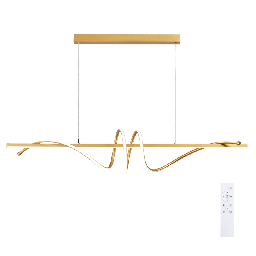 BRILAGI - Dimmable LED cable-hung pendant SIGNATURE LED/50W/230V 3000-6000K 120 cm gold + remote control