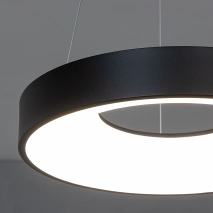 Brilagi - FALCON II Dimmable LED Cable Pendant LED/67W/230V 3000-6500K Ø 40 cm Black + Remote Control