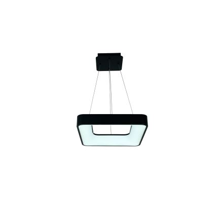 Brilagi - Dimmable LED cable-hung pendant FALCON II LED/80W/230V 3000-6500K 40x40 cm black + remote control