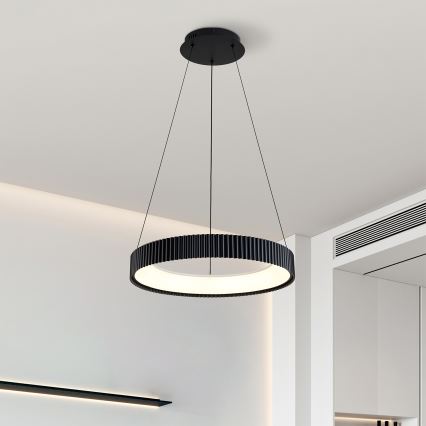 Brilagi - FALCON MODERN dimmable LED cable pendant LED/30W/230V 3000–6500K Ø 40 cm black + remote control