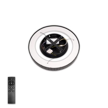 Brilagi - FALCON MODERN dimmable LED cable pendant LED/30W/230V 3000–6500K Ø 40 cm black + remote control