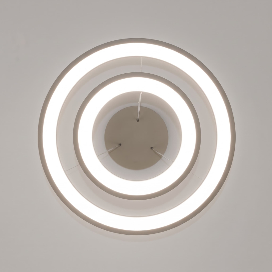 BRILAGI - LED Dimmable pendant light on cable FALCON SLIM LED/68W/230V 3000-6500K Ø 50 cm beige + remote control