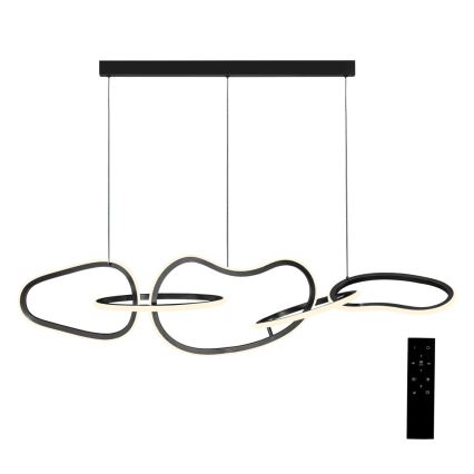 BRILAGI - LED Dimmable pendant light on cable SIGNATURE LED/80W/230V 3000-6000K 120x25 cm black + remote control