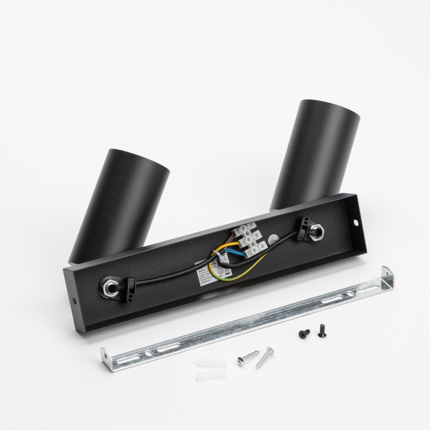 Brilagi - LED RGBW Dimmable Spotlight SELE 2xGU10/6W/230V 3000K Black/Gold + Remote Control