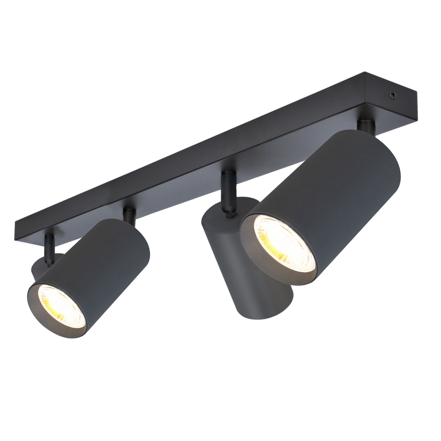Brilagi - LED RGBW Dimmable Spotlight SELE 4xGU10/4,8W/230V 3000K Anthracite + Remote Control