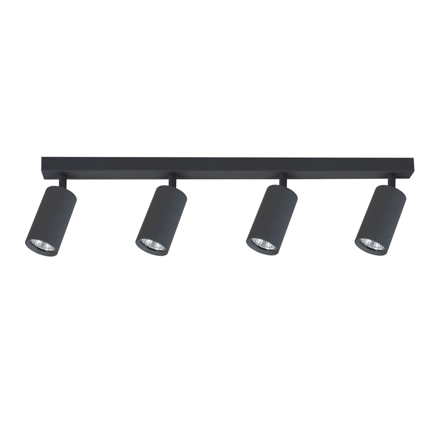 Brilagi - LED RGBW Dimmable Spotlight SELE 4xGU10/4,8W/230V 3000K Anthracite + Remote Control